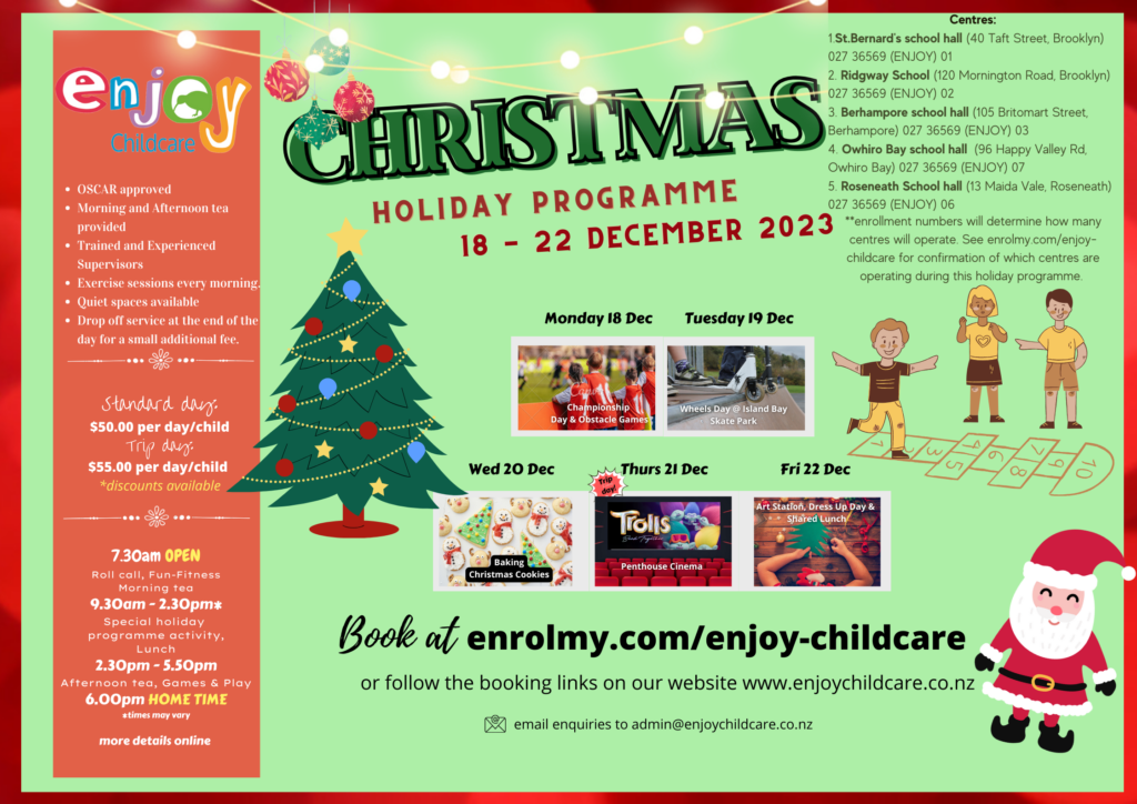 Holiday Programme – EnjoyChildcare